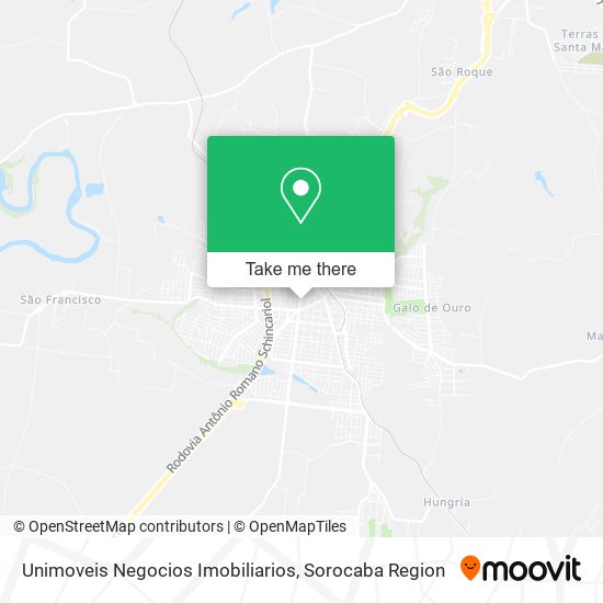 Mapa Unimoveis Negocios Imobiliarios