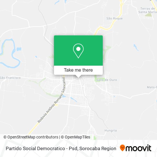 Partido Social Democratico - Psd map
