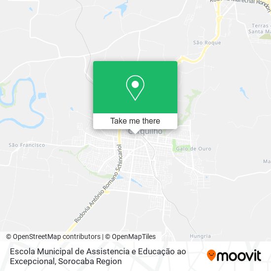 Escola Municipal de Assistencia e Educação ao Excepcional map