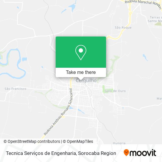 Tecnica Serviços de Engenharia map