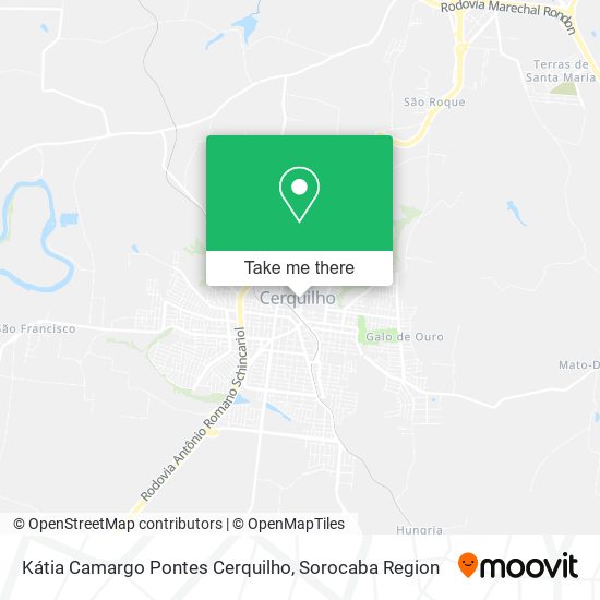 Kátia Camargo Pontes Cerquilho map