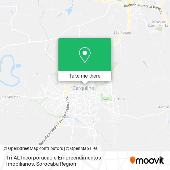 Tri-AL Incorporacao e Empreendimentos Imobiliarios map