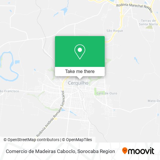 Comercio de Madeiras Caboclo map