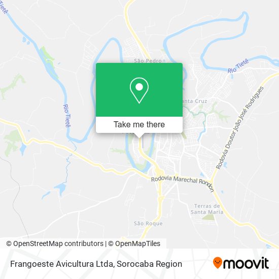 Frangoeste Avicultura Ltda map