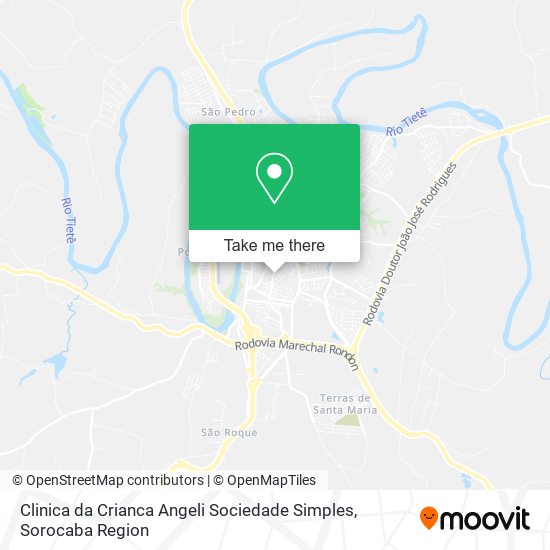 Clinica da Crianca Angeli Sociedade Simples map