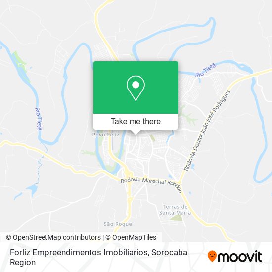 Mapa Forliz Empreendimentos Imobiliarios