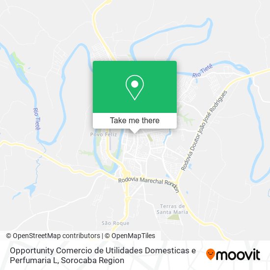 Mapa Opportunity Comercio de Utilidades Domesticas e Perfumaria L