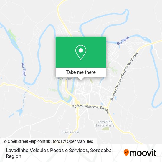 Lavadinho Veiculos Pecas e Servicos map