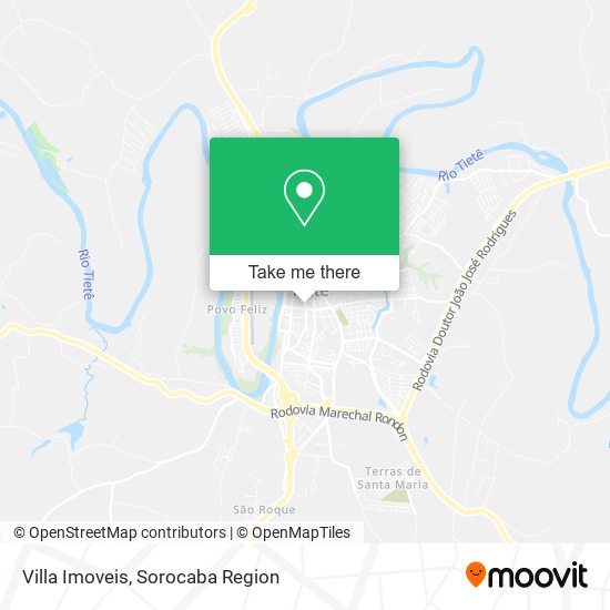 Villa Imoveis map