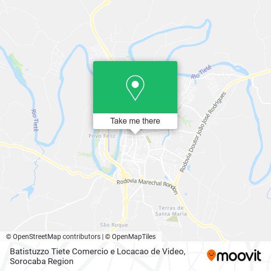 Batistuzzo Tiete Comercio e Locacao de Video map