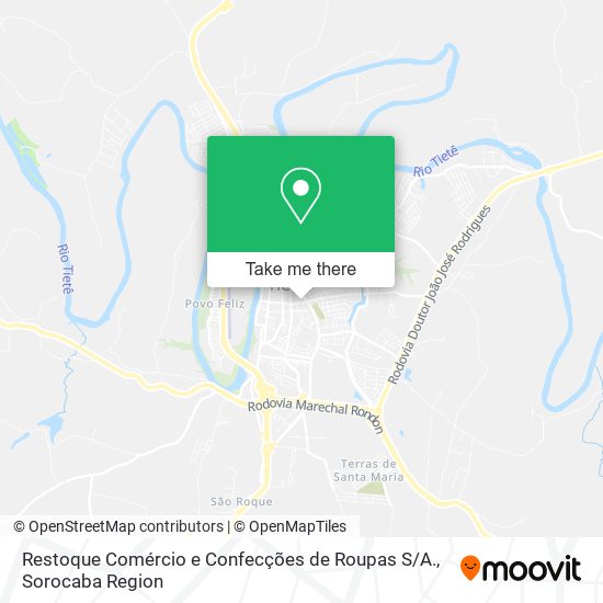 Restoque Comércio e Confecções de Roupas S / A. map