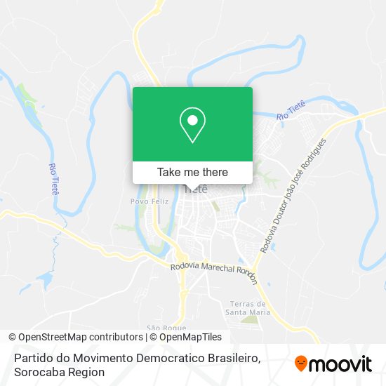 Partido do Movimento Democratico Brasileiro map