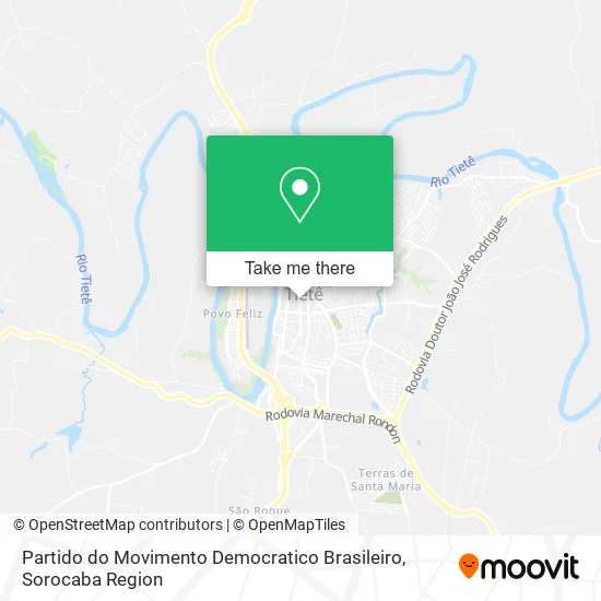 Partido do Movimento Democratico Brasileiro map