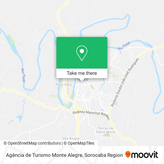 Agência de Turismo Monte Alegre map