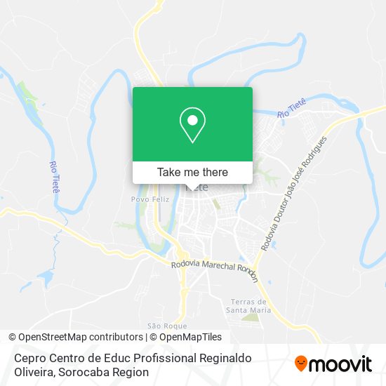 Cepro Centro de Educ Profissional Reginaldo Oliveira map