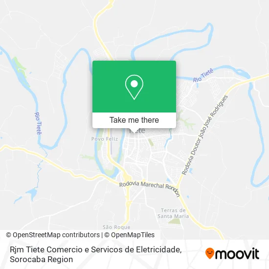Rjm Tiete Comercio e Servicos de Eletricidade map