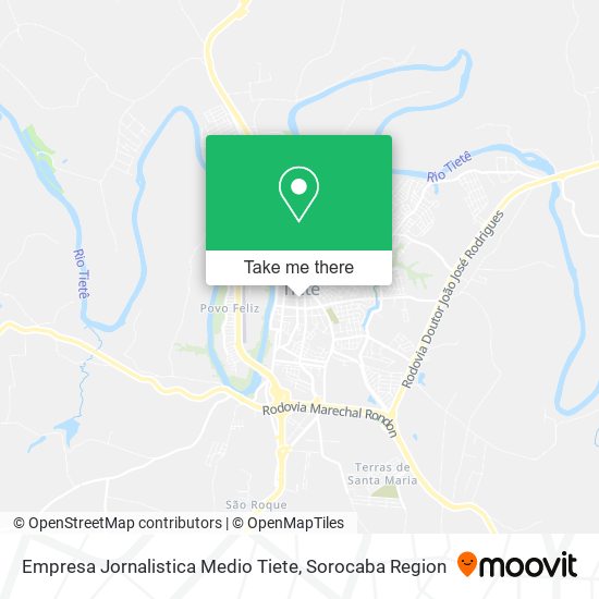 Empresa Jornalistica Medio Tiete map