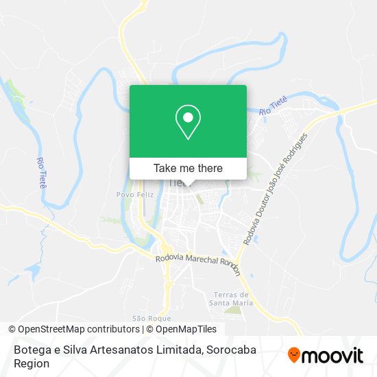 Botega e Silva Artesanatos Limitada map