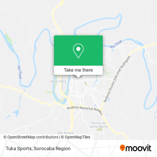 Tuka Sports map