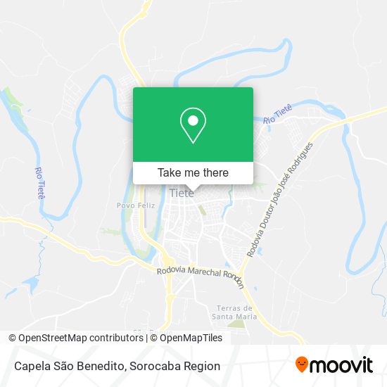 Capela São Benedito map