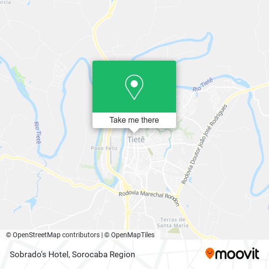 Mapa Sobrado's Hotel