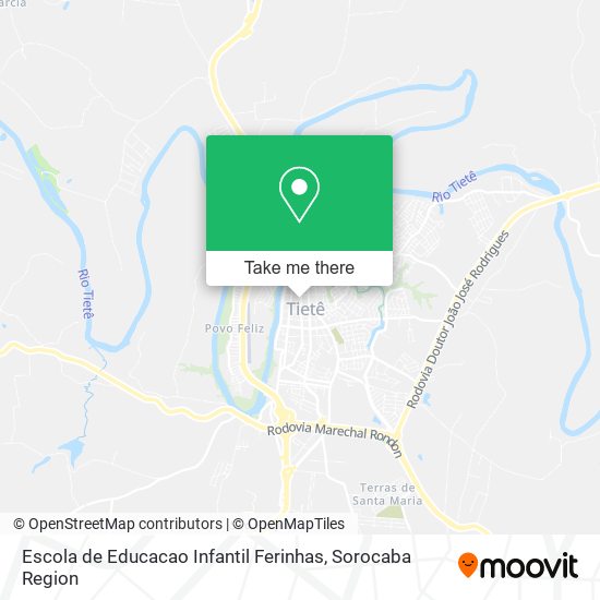 Escola de Educacao Infantil Ferinhas map