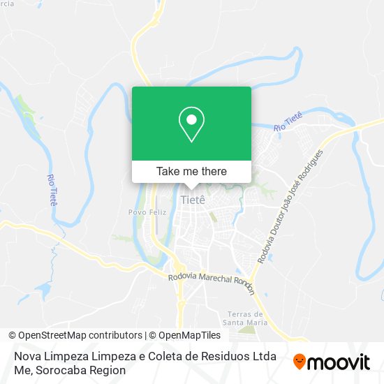 Mapa Nova Limpeza Limpeza e Coleta de Residuos Ltda Me