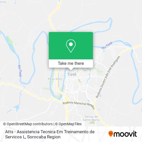 Atts - Assistencia Tecnica Em Treinamento de Servicos L map