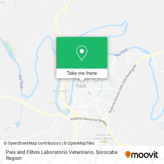 Pais and Filhos Laboratorio Veterinario map