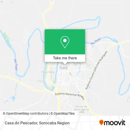 Casa do Pescador map