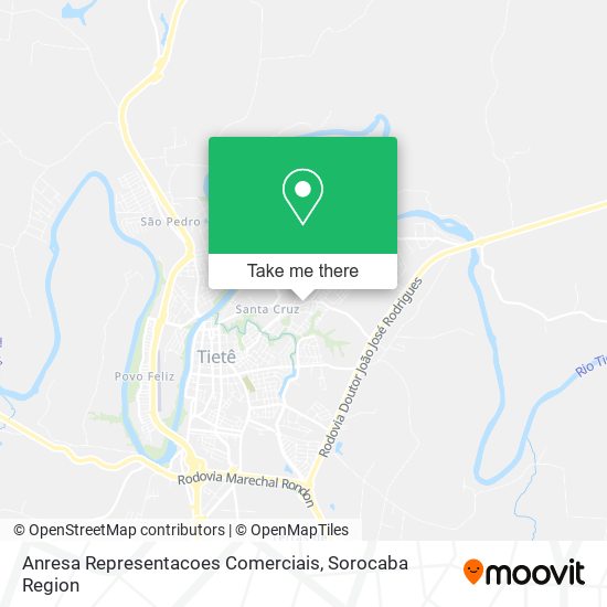 Mapa Anresa Representacoes Comerciais