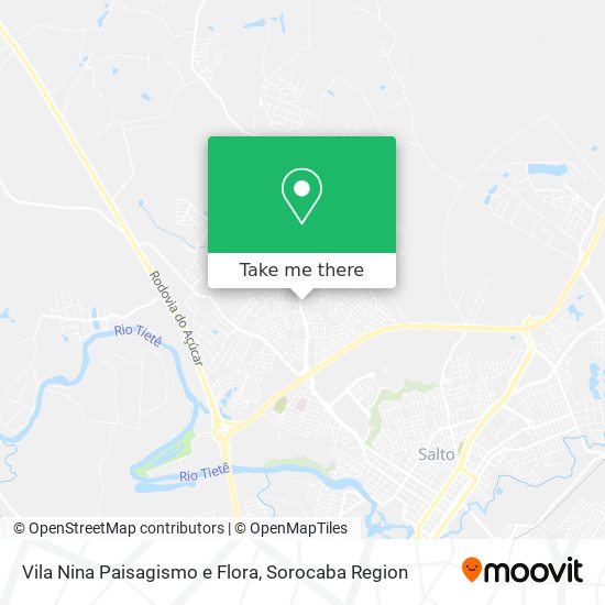 Mapa Vila Nina Paisagismo e Flora