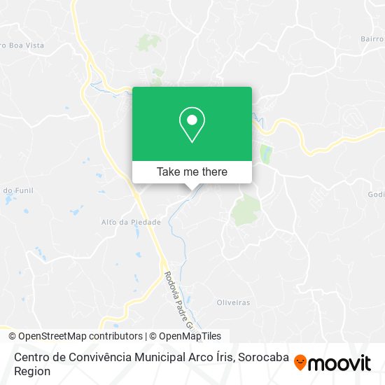 Centro de Convivência Municipal Arco Íris map