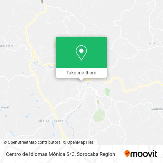 Mapa Centro de Idiomas Mônica S/C