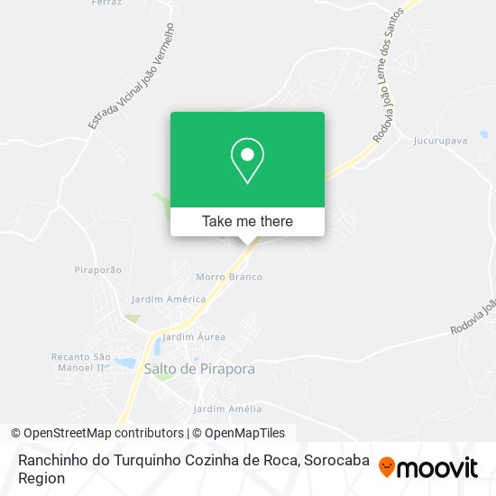 Ranchinho do Turquinho Cozinha de Roca map