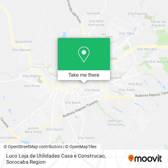 Mapa Luco Loja de Utilidades Casa e Construcao