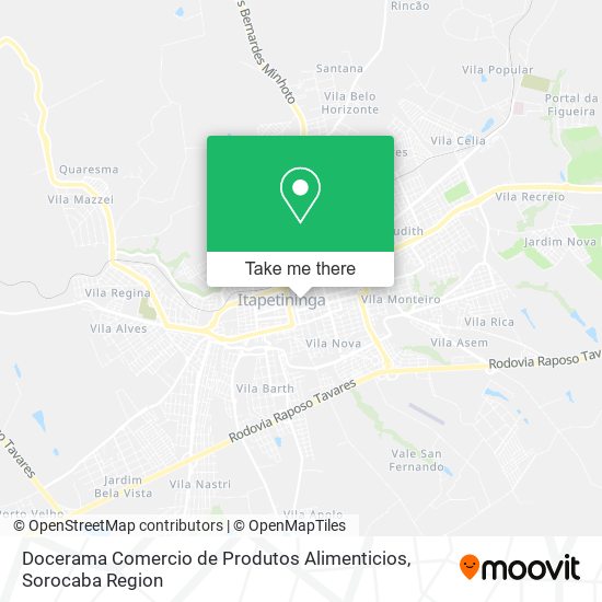 Docerama Comercio de Produtos Alimenticios map