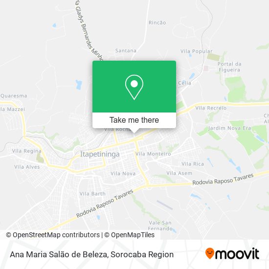 Ana Maria Salão de Beleza map