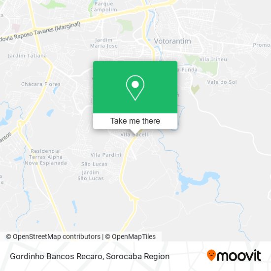 Mapa Gordinho Bancos Recaro