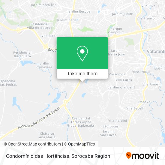 Condomínio das Hortências map