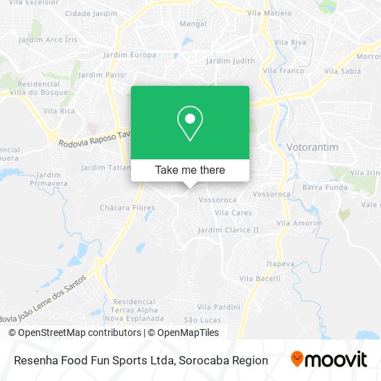 Resenha Food Fun Sports Ltda map