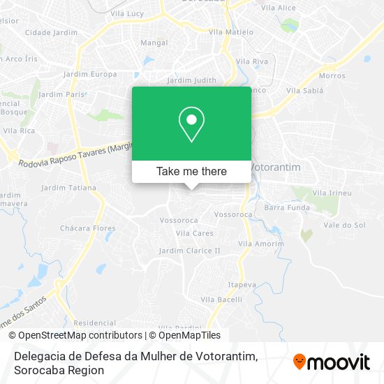 Delegacia de Defesa da Mulher de Votorantim map