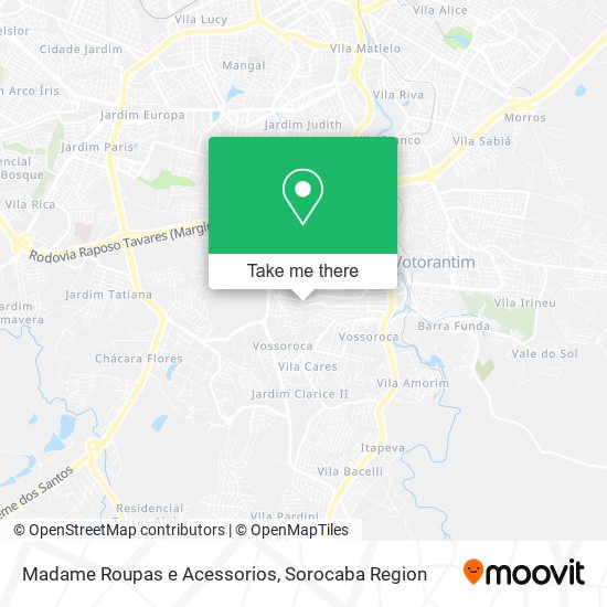 Madame Roupas e Acessorios map