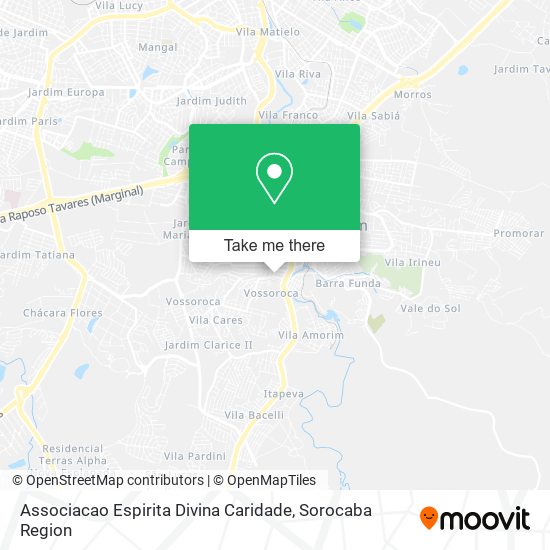 Associacao Espirita Divina Caridade map