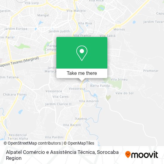 Alpatel Comércio e Assistência Técnica map