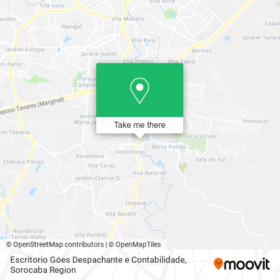 Mapa Escritorio Góes Despachante e Contabilidade