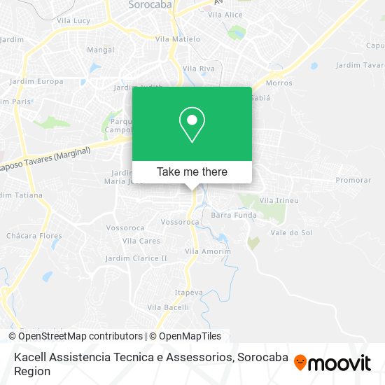 Kacell Assistencia Tecnica e Assessorios map