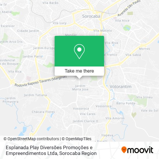 Esplanada Play Diversões Promoções e Empreendimentos Ltda map