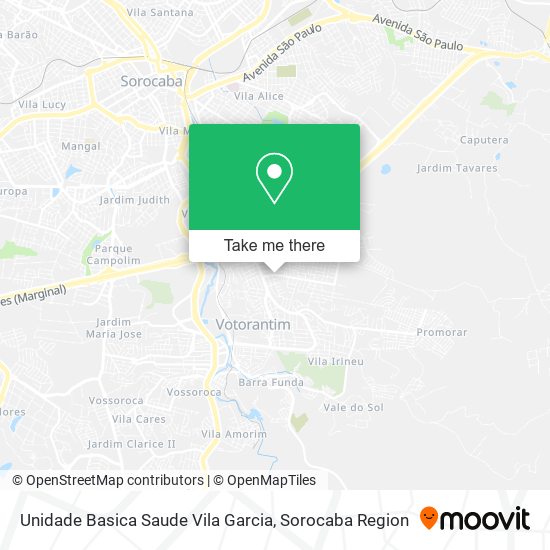 Unidade Basica Saude Vila Garcia map