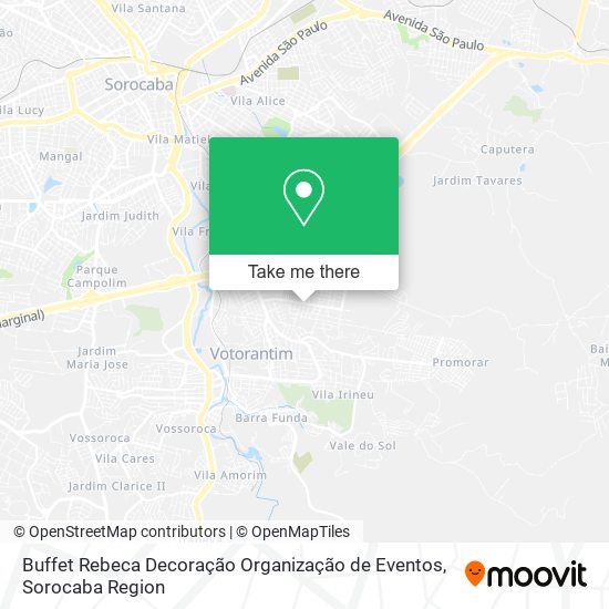 Buffet Rebeca Decoração Organização de Eventos map